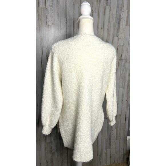 Anthropologie Pilcro Women's XS Ivory V-Neck Tunic‎ Sweater Casual - Picture 4 of 6